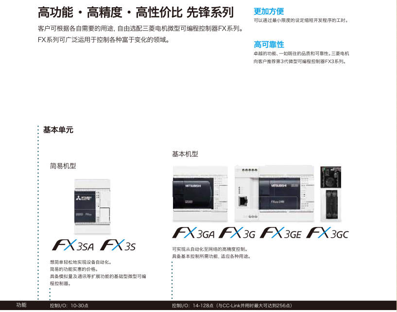 三菱PLC FX3系列